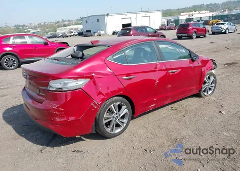 2017 Hyundai Elantra Limited z USA, uszkodzony, nr VIN KMHD84LF1HU339691